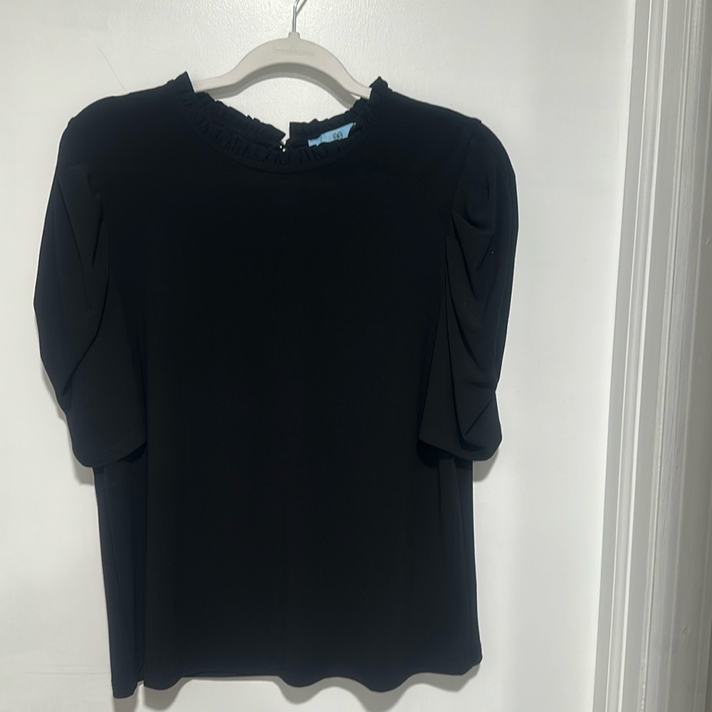 Cece top, size large, black